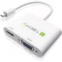 Techly Mini DisplayPort na HDMI/VGA adaptér, 0,15 m, Mini DisplayPort, HDMI + VGA (D-Sub), konektor samec, konektor samica, 1920 x 1200 pixelov