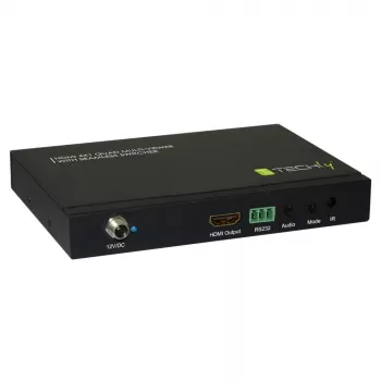 Techly HDMI 4x1 multiviewer s bezproblémovým prepínačom, HDMI, kov, čierny, 60 Hz, 1080p, 2,25 Gbit/s