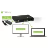 Techly HDMI 4x1 multiviewer s bezproblémovým prepínačom, HDMI, kov, čierny, 60 Hz, 1080p, 2,25 Gbit/s