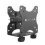 Techly nastaviteľný držiak CPU pod stôl, 5 kg, 75 x 75 mm, 100 x 100 mm, čierny