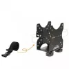 Techly nastaviteľný držiak CPU pod stôl, 5 kg, 75 x 75 mm, 100 x 100 mm, čierny