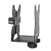 Techly nastaviteľný držiak CPU pod stôl, 5 kg, 75 x 75 mm, 100 x 100 mm, čierny