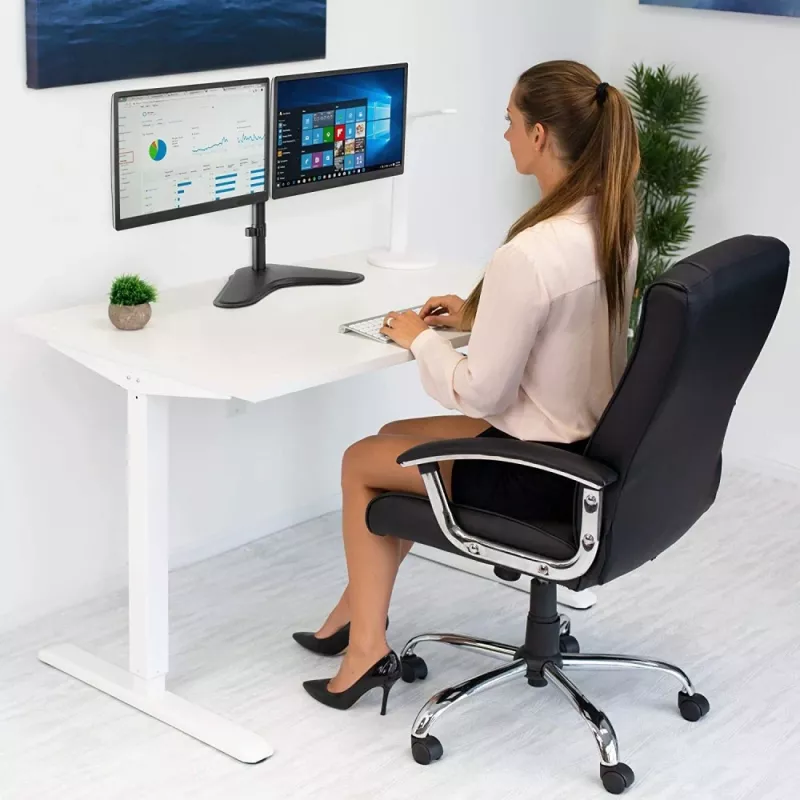 Techly ICA-LCD 2524 držiak / stojan na monitor 81,3 cm (32 inch) na stôl čierny