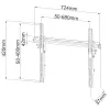 Techly ICA-PLB-133LTY 165,1 cm (65 inch) čierna