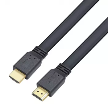 Techly HDMI 2.0 plochý kábel High Speed s Ethernetom A/A M/M 1 m