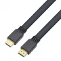 Techly HDMI 2.0 plochý kábel High Speed s Ethernetom A/A M/M 1 m
