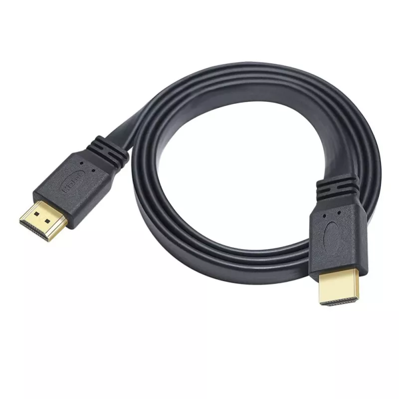 Techly HDMI 2.0 plochý kábel High Speed s Ethernetom A/A M/M 1 m