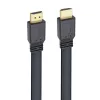 Techly HDMI 2.0 plochý kábel High Speed s Ethernetom A/A M/M 1 m