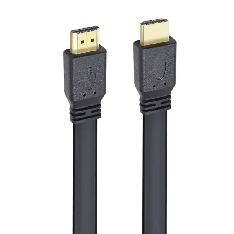 Techly HDMI 2.0 plochý kábel High Speed s Ethernetom A/A M/M 1 m