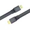 Techly HDMI 2.0 plochý kábel High Speed s Ethernetom A/A M/M 1 m
