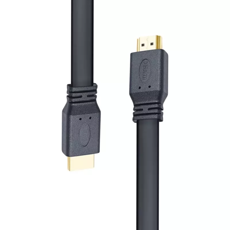 Techly HDMI 2.0 plochý kábel High Speed s Ethernetom A/A M/M 1 m