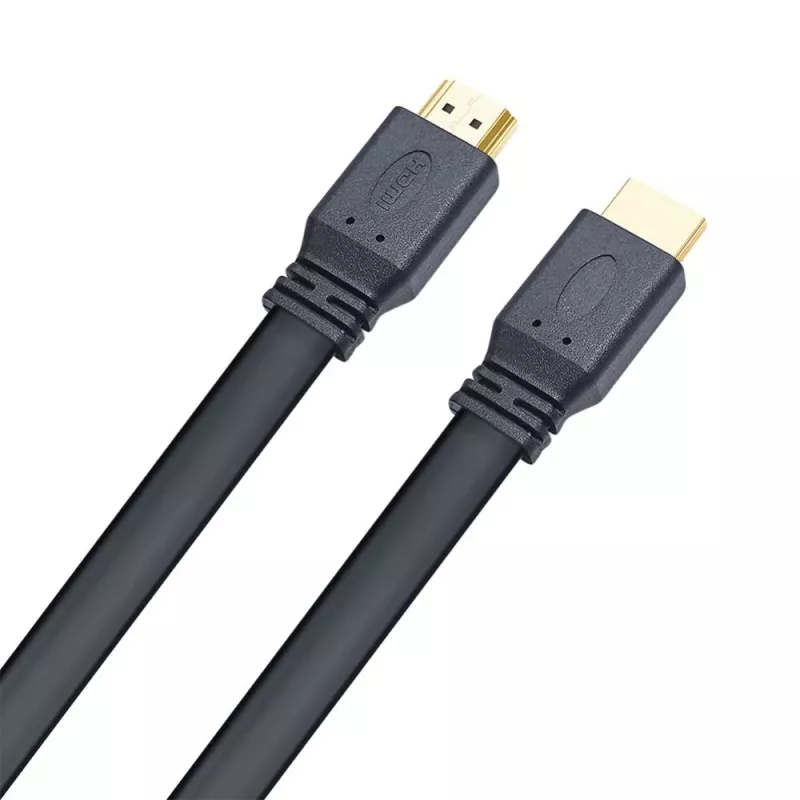 Techly HDMI 2.0 plochý kábel High Speed s Ethernetom A/A M/M 1 m