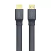 Techly HDMI 2.0 plochý kábel High Speed s Ethernetom A/A M/M 1 m