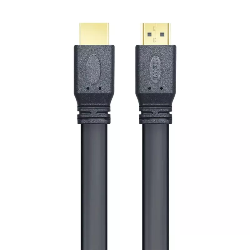 Techly HDMI 2.0 plochý kábel High Speed s Ethernetom A/A M/M 1 m
