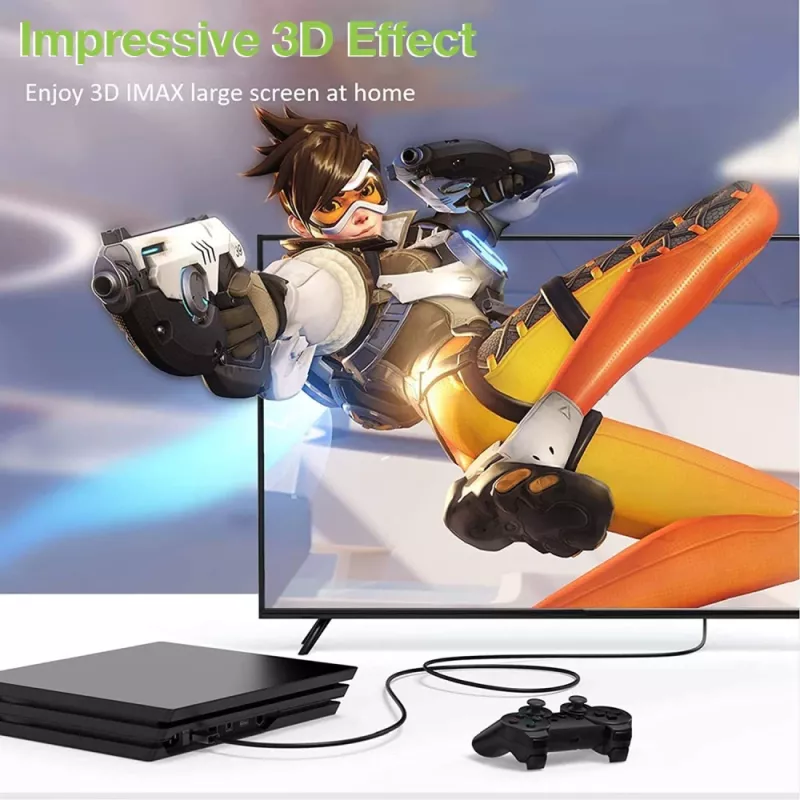 Techly HDMI High Speed s Ethernetom predlžovací kábel 4K 60Hz M/B 1,8 m