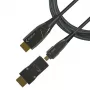 Techly HDMI A/A Micro HDMI AOC optický kábel 4K 50 m, 50 m, HDMI Type-A (štandard), HDMI Type-D (Micro), 3D, 18 Gbit/s, čierna