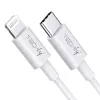 Techly nabíjací a synchronizačný kábel USB-C na Lightning 1 m biely
