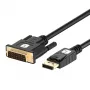 Techly ICOC DSP-C12-030P video kábel adaptér 3 m DisplayPort DVI-D čierny