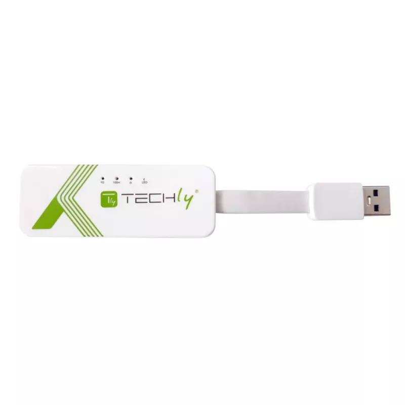 Techly IDATA USB-ETGIGA-3A Sieťový adaptér USB 3.0 Gigabit Ethernet