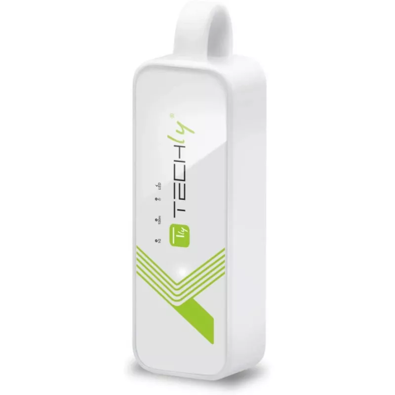Techly IDATA USB-ETGIGA-3A Sieťový adaptér USB 3.0 Gigabit Ethernet