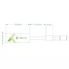 Techly Adaptér USB 3.1 Type-C na RJ45 Gigabit Ethernet, biely