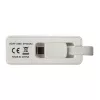 Techly Adaptér USB 3.1 Type-C na RJ45 Gigabit Ethernet, biely