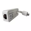 Techly Adaptér USB 3.1 Type-C na RJ45 Gigabit Ethernet, biely