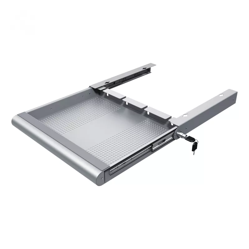 Dataflex Addit bezpečnostná zásuvka na hardware 622, strieborná, oceľ, jednofarebná, 530 mm, 450 mm, 75 mm