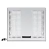 Dataflex Addit bezpečnostná zásuvka na hardware 622, strieborná, oceľ, jednofarebná, 530 mm, 450 mm, 75 mm