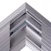 Dataflex Addit káblový mostík - rohové spojenie 482, strieborná, hliník, 500 kg, 2 cm, 203 mm, 305 mm