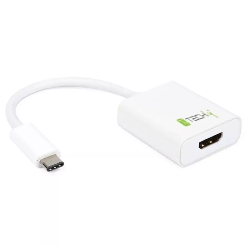 Techly konvertorový kábel adaptér USB 3.1 Type-C na HDMI 1.4, 3.2 Gen 2 (3.1 Gen 2), USB Type-C, HDMI výstup