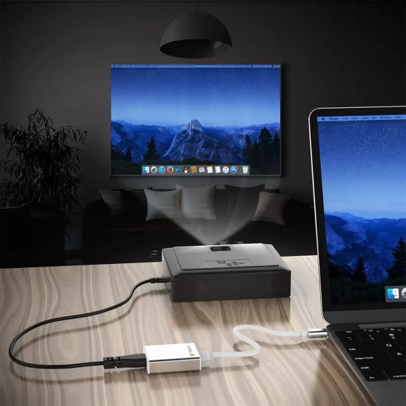Techly konvertorový kábel adaptér USB 3.1 Type-C na HDMI 1.4, 3.2 Gen 2 (3.1 Gen 2), USB Type-C, HDMI výstup
