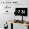 Techly ICA-LCD 2500 držiak/stojan na monitor 68,6 cm (27 inch) na stôl čierny