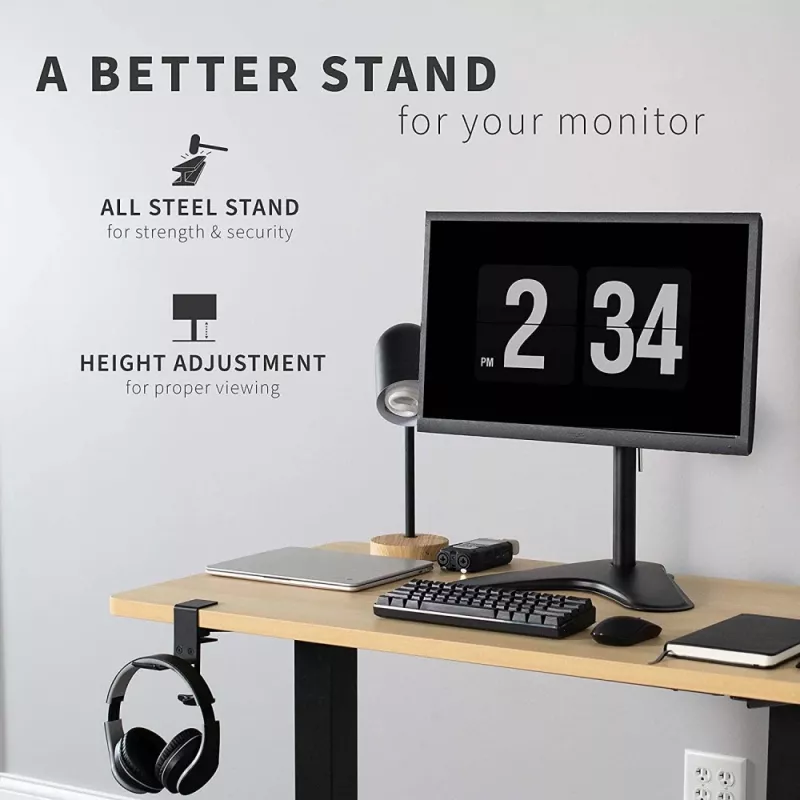 Techly ICA-LCD 2500 držiak/stojan na monitor 68,6 cm (27 inch) na stôl čierny