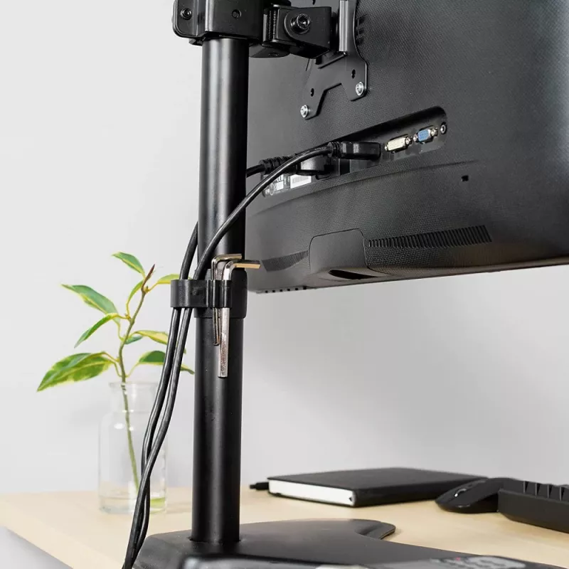 Techly ICA-LCD 2500 držiak/stojan na monitor 68,6 cm (27 inch) na stôl čierny