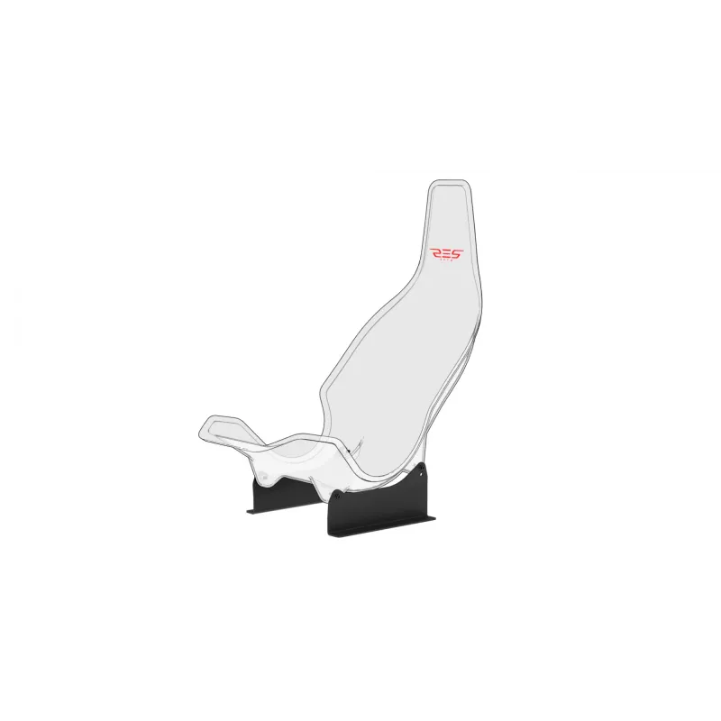Res-Tech GT CARBON SEAT SUPPORT, držiak sedadla, čierny