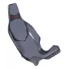 Res-Tech X1 CARBON SEAT - sivá, pretekárska sedačka, sivá, karbón, neoprén
