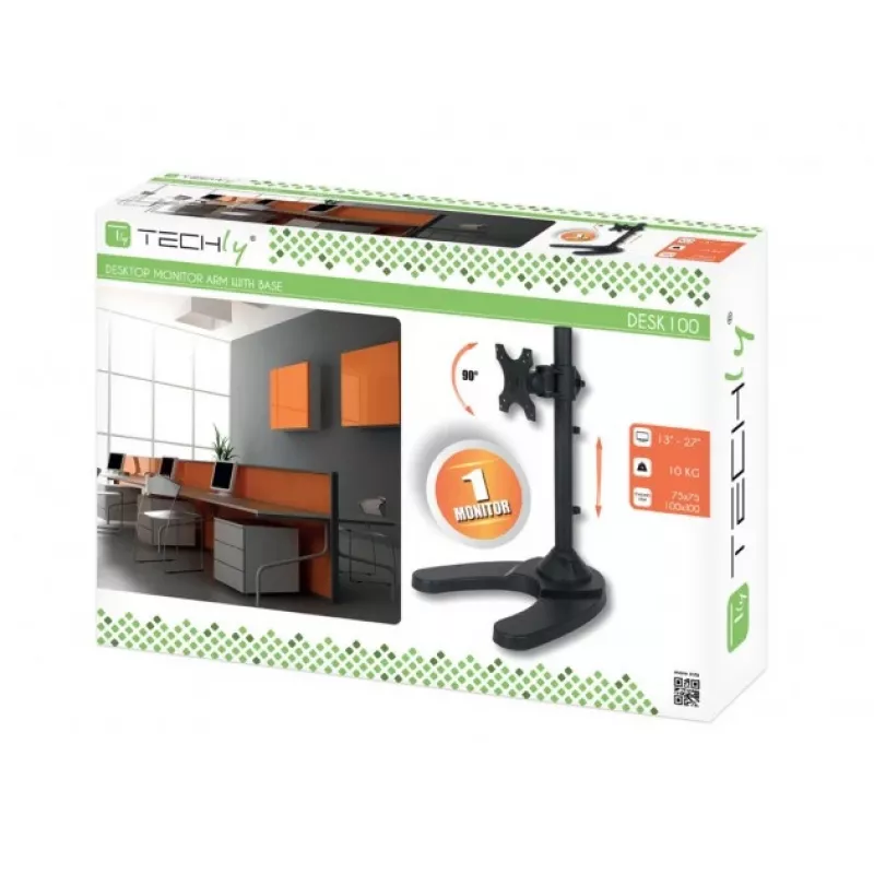 Techly stojan na stôl pre 1 monitor 13–27