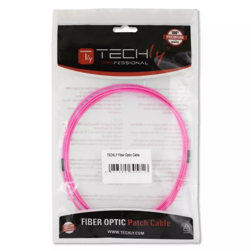 Techly LC/LC multimódové 50/125 OM4 5 m optické vlákno ILWL D5-LCLC-050/OM4