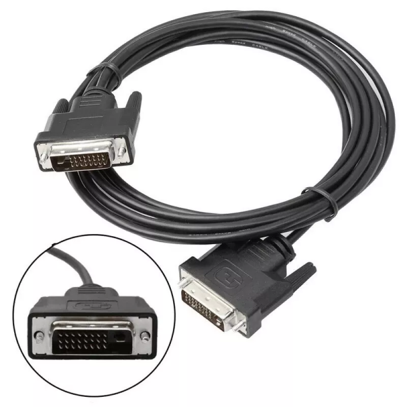 Techly monitorový kábel DVI digitálny M/M Dual Link 5 m (DVI-D) ICOC DVI-8150