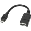Techly USB2.0 OTG kábel A-konektor samica / Micro-B konektor samec 0,2 m ICOC UOTG-194