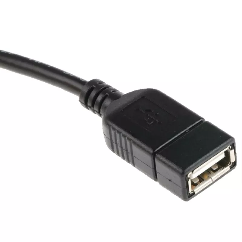Techly USB2.0 OTG kábel A-konektor samica / Micro-B konektor samec 0,2 m ICOC UOTG-194