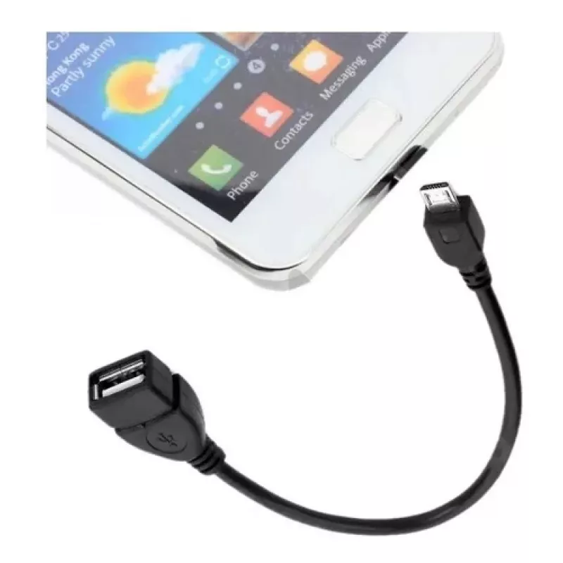 Techly USB2.0 OTG kábel A-konektor samica / Micro-B konektor samec 0,2 m ICOC UOTG-194