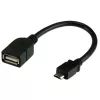 Techly USB2.0 OTG kábel A-konektor samica / Micro-B konektor samec 0,2 m ICOC UOTG-194