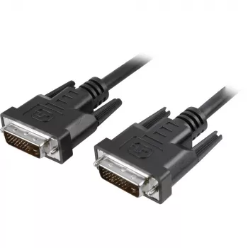 Techly monitorový kábel DVI analógový digitálny M/M Dual Link 1,8 m (DVI-I) ICOC DVI-8900