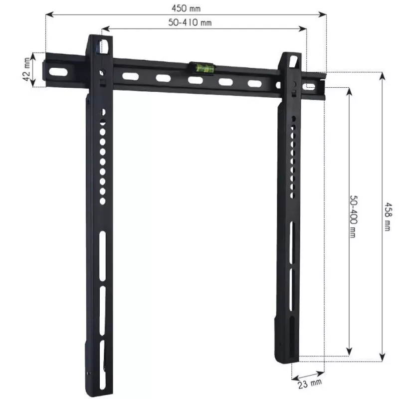 Techly nástenný držiak UltraSlim pre LED TV LCD 23-55
