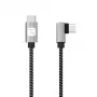 Techly ICOC MU2CC9-005-AL USB kábel USB 2.0 0,5 m USB C sivý, čierny