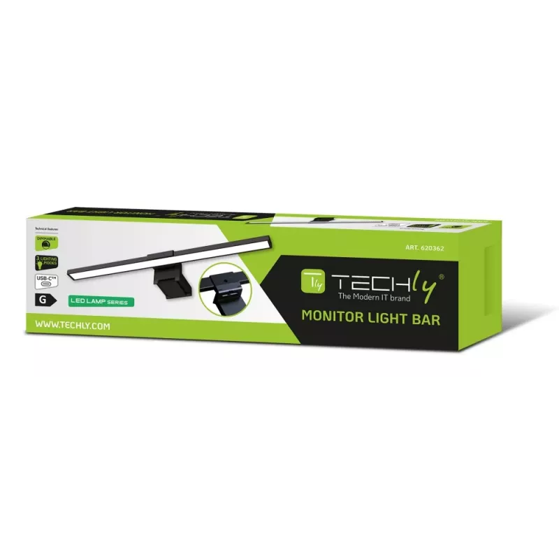 Techly I-LAMP-DSK11 monitorové svetlo čierna 66 250 lm