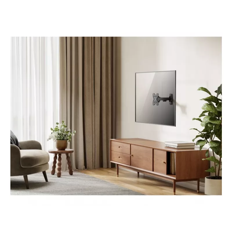 Techly ICA-LCD 421 TV držiak na stenu/stojan 106,7 cm (42 palcov) čierny
