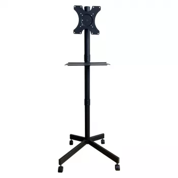Techly ICA-TR201 TV vozík/stojan 152,4 cm (60 palcov) čierna